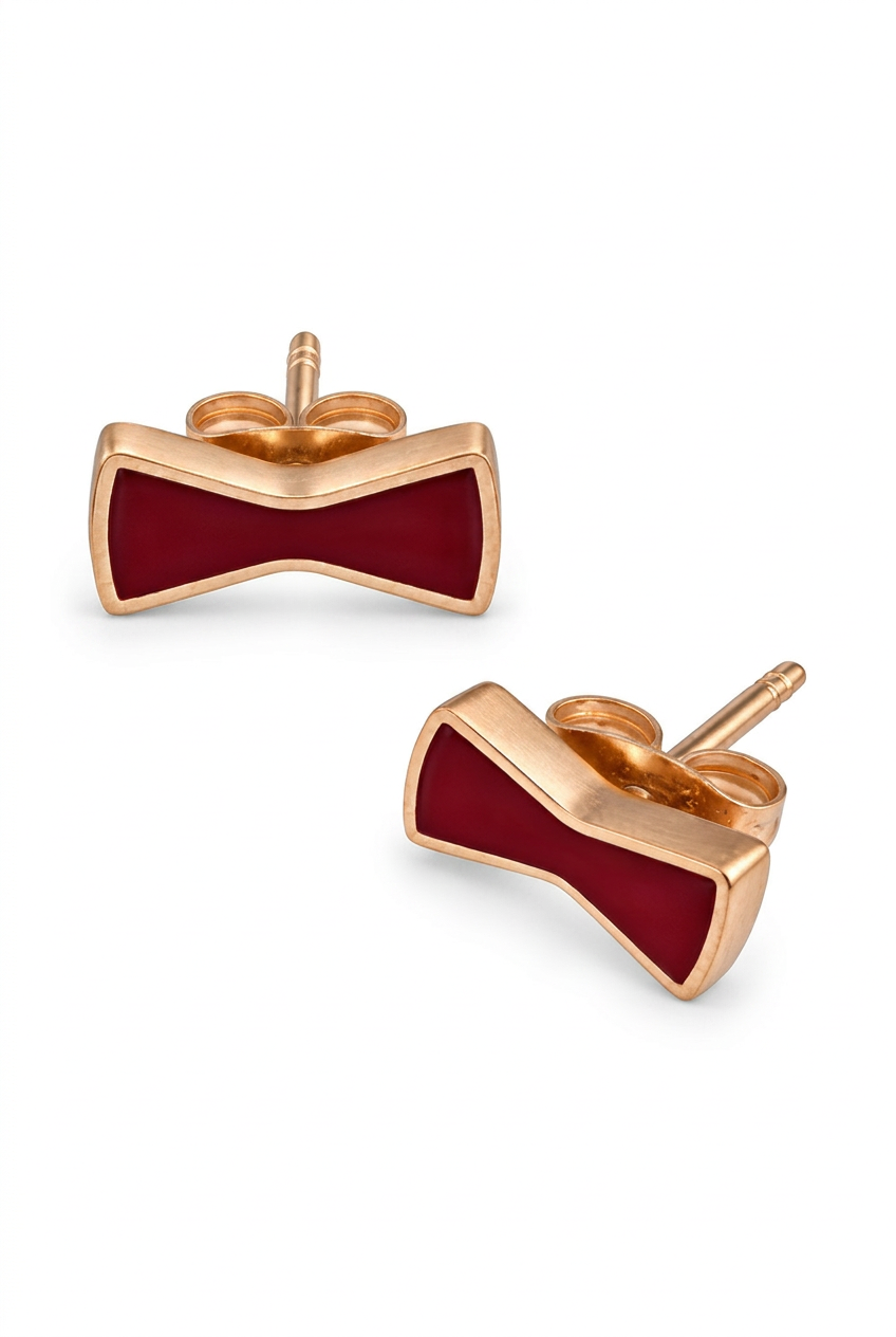 BOW STUDS – Red