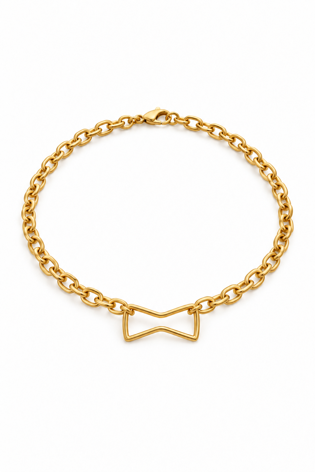 GOLD BOW TIE CHOKER