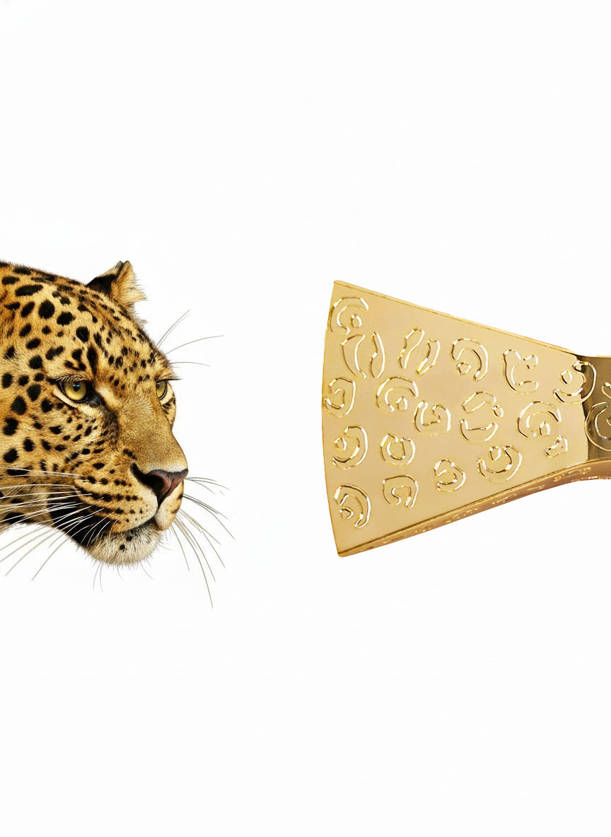 LEOPARD BOLO TIE