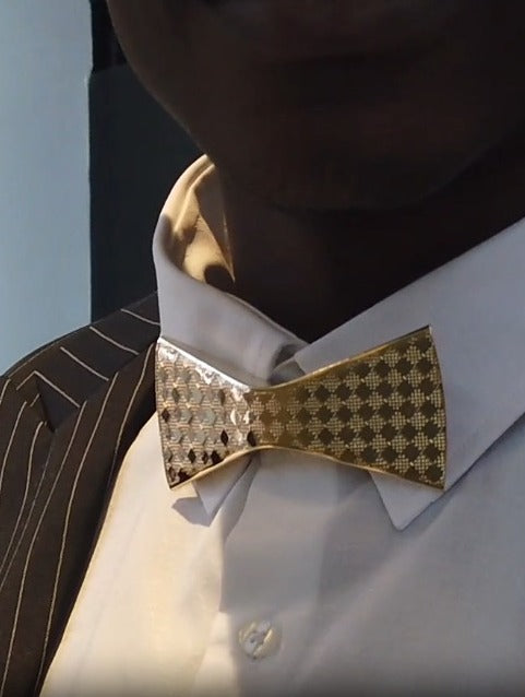 GINGHAM BOW TIE